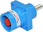 Embase source femelle 500A bleue