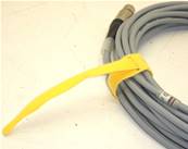 Attache velcro one strap jaune 25x300