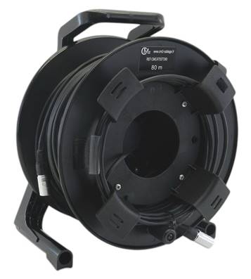 Touret câble CAT6 équipé 2 RJ45 éthercon série D  AWG26 F/UTP 50m