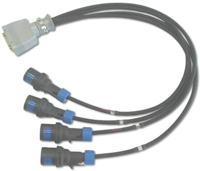 Epanoui  4 circuits  H16F4P / CEE17 mâle
