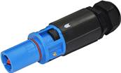 Fiche drain mâle 750A bleue bi-métal 240mm²