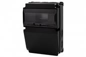 Coffret noir 300X210X122 IP66 IK08 10 modules  ABS  Tenue au feu 650°