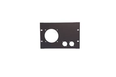 Plastron AT200 - 3U  pour  1 PC 16/32 Fix 60x60 2 XLR série D-MECATES