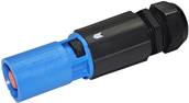 Fiche source femelle 750A bleue bi-métal 240mm²