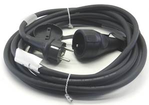 Rallonge moulée H07RNF 5m 3G1.5mm2