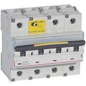 Disjoncteur 4X100A courbe C - Icc 10kA (EN60898)