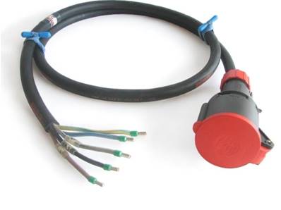 Epanoui Fiche Femelle 3P+N+T 32A  CEE17 2m