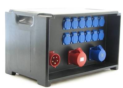 Départ 1x32 CEE17 tétra 1x32A CEE17 mono 12X16A NF