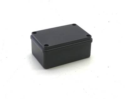 Boite dérivation noire  120x80x50 IP65 IK08 tenue au feu 650° - ABS