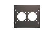 Plastron AT200 - 4U  pour   2 PC 16/32  fixation 60x60 -MECATES