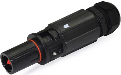 Fiche drain mâle 750A noire bi-métal 240mm²