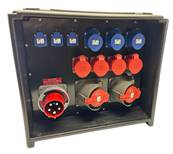Départ 2x 63A CEE17 tétra 4X32A CEE17 tétra 3x32A CEE17 mono 3X16A NF