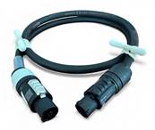 Prolongateur 2P+T 16A Powercon B - Powercon true1 F - 0.5m - 3G2.5