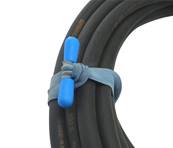 Lot de 100 attaches câble moyen modèle bleu 120mm