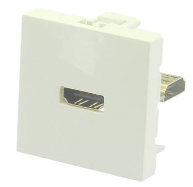 Plastron 45 traverse HDMI femelle / femelle