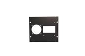 Plastron AT200 - 3U  pour  1 PC 16/32  Fix 60x60 - 4 mod DIN-MECATES