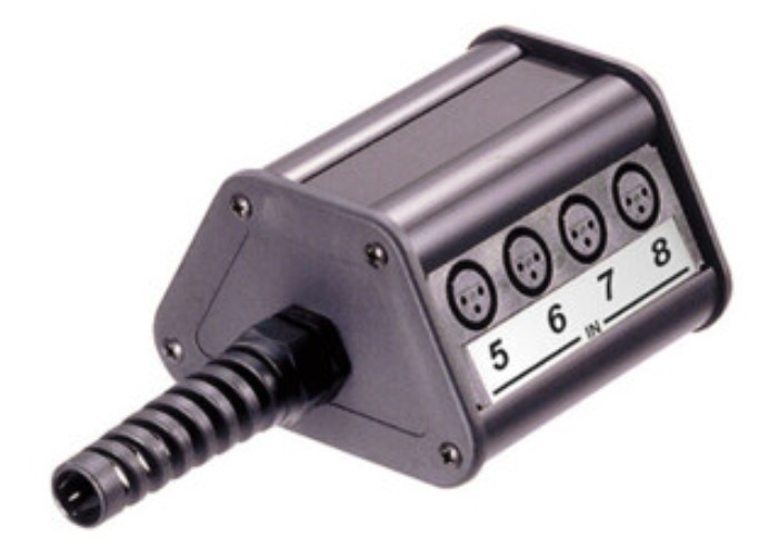 NEUTRIK REAN NSB1B-8/0 - Boitier 8 XLR3F - STAGE BOX