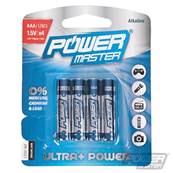 Lot de 4 piles alcalines LR03 type AAA