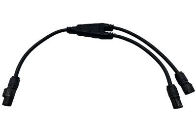 Doublette 220V Powercon true one mâle / 2 true one femelle  0.5m