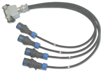 Epanoui  4 circuits  H16F2L / CEE17 mâle