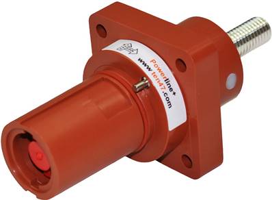Embase drain mâle 500A marron