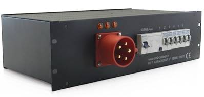 Alim 32A CEE17 tétra - Départ 6x16A K501 NF        