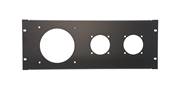 Face avant 19 pouces - 4U -  1 Prisinter 63A - 2 16/32A  Fix 60x60
