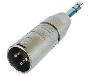 Adaptateur  XLR3M/jack mâle stéréo NA3MP