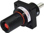 Embase drain mâle 750A noire