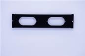 Plastron T 1U pour 2 prises double K501