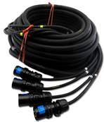 Cable Epanoui/Epanoui 4 circuits 12G2.5 Fiches CEE17 5m