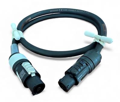 Prolongateur 2P+T 16A Powercon B - Powercon true1 F - 5m - 3G2.5 