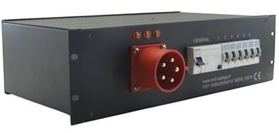 Alim 32A CEE17 tétra - Départ 6x16A K501 NF        