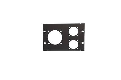 Plastron AT200 - 3U  pour  1 PC 16/32 Fix 60x60 - 2 PC 16 NF-MECATES