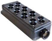 Boitier 8 PC double NF embase 419 mâle avec bague