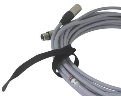 Attache velcro one strap noir 25x300 