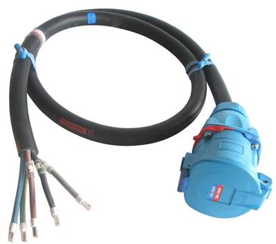 Epanoui Fiche Femelle  3P+N+T 125A maréchal  DS9 2m