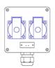 2  socles 16A NF - 1 PG21