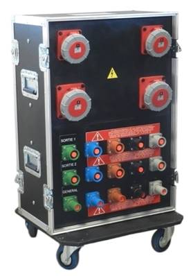 Départ 2 PW250 - 2  CEE17 4x125A - 2 CEE17 4x63A 