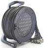 Touret 24 XLR3F 8 XLR3M épanoui 24 XLR3M 8 XLR3F  25m