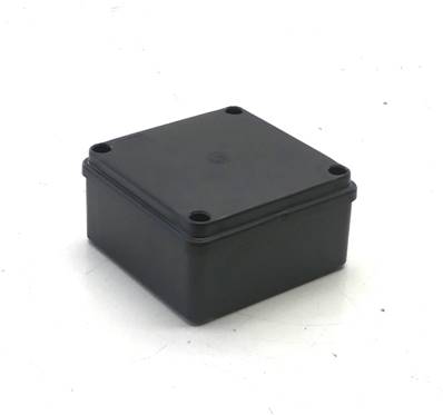 Boite dérivation noire  100x100x50 IP65 IK08 tenue au feu 650° - ABS