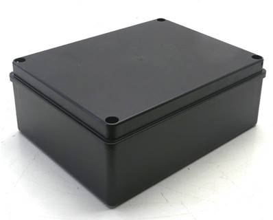 Boite dérivation noire  240x190x60 IP65 IK08 tenue au feu 650° - ABS