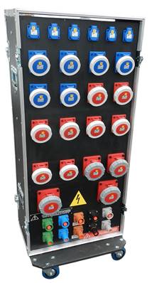 Départ PW CEE17 2x125A - 2x63A - 8x32A tétra -  6 32A MONO 6x16ANF 