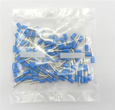 Sachet de 100 embouts de câblage 0.75mm² bleu