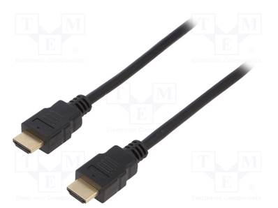 Câble HDMI / HDMI 2.1 noir 2m