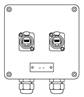 2 embases éthercon CAT6 NE8FDXY6 - 2 PG11