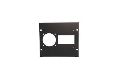 Plastron AT200 - 4U  pour  1 PC 16/32  Fix 60x60 - 4 mod DIN-MECATES