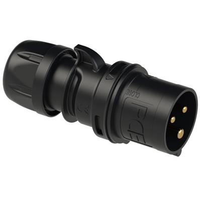 Fiche mâle  2P+T 16A  CEE17 - PCE 013-6X - IP44 