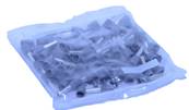 Sachet de 100 embouts de cblage 2.5mm gris