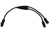 Doublette 220V Powercon true one mâle / 2 true one femelle  0.5m